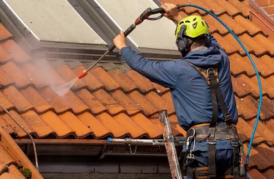 Démoussage et hydrofuge de toiture à Laguiole